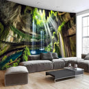BSFHH Nature Tapestry Forest Tree Sea Cave Wall Hanging, Stream Through Rainforest Landscape Wall Art Tapestry for Bedroom Living room (Fall, 90"×70", Unframed) by CozyNest Decor