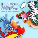 2PCS Baby Books 0-6 Months Tummy Time Infant Toys 0-3 Months High Contrast Baby Sensory Toys 3-6 6-12 Months Newborn Essentials Must Haves Crinkle Touch Feel Busy Soft Books for Babies Shower Gifts by TinyTreasures Baby Boutique