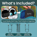 Puro Sound Labs PuroQuiet Plus Noise Cancelling Headphones for Kids, Bluetooth Kids On Ear Headphones with Mic, Lightweight On-Ear Design, Studio-Grade Sound (Teal) by TinyTreasures Baby Boutique