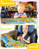Benresive Reusable Sticker Books for Kids 2-4, Sticker Books for Toddlers 1-3 2-4, Toddler Travel Toys Activities Crafts Gifts - Vehicle by TinyTreasures Baby Boutique
