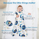 TotAha Sleep Sack 6-12-15 Months 3-Pack,Stretchy,Buttery Soft Swaddle Transition Sleeping Bag,Light Baby Wearable Blanket with 2-Way Safe Zippers for Boys and Girls, 0.5 TOG by TinyTreasures Baby Boutique