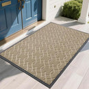 Yimobra Front Door Mat Outdoor Indoor 60x37, All-Season, All-Weather, Heavy Duty Welcome Door Mats Outside Entrance, Non Slip Porch Patio Entrance Mat, Light Beige by CozyNest Decor