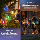 Hanging Solar Lights Outdoor, 4 Pack Moving Led Beads, Solar Powered Waterproof, Multiple Colors by GreenHaven Gardens