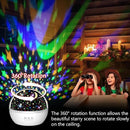 Star Projector Night Light for Kids, Baby Night Lights with Snowflake & Starry Theme, 360 Degree Rotation, 15 Mode Color Changing, Birthday Gift Toys by CozyNest Decor