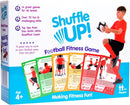 Shuffle Up Soccer Card Games - 70+ Fun & Active Skills Cards for Kids, Fitness Cards Develop Fundamentals, Stamina & Strength, Easy to Play for Kids | Multiple Skills Level Card Include 2 Dices by TinyTreasures Baby Boutique
