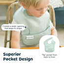 Tiny Twinkle Mess Proof Baby Bibs for Eating - Waterproof, Wipeable Bibs - Toddler Bibs - Travel Friendly - PFAS, PVC, BPA, Phthalate Free - Baby Food Bibs(5 Pack, Boy Spring) by TinyTreasures Baby Boutique