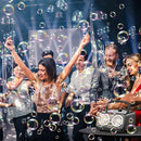 Bubble Machine Portable Bubble Machine for Kids with 2 Fans,Plug in or Battery Operated Bubble Blower,20000+ Bubbles Per Minute Bubbles for Outdoor Wedding Birthday Halloween by TinyTreasures Baby Boutique