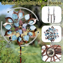 Wind Spinners Outdoor for Yard and Garden, Metal Large Wind Spinner & Sculptures 84 Inch, Garden Spinner Windmills for Yard Decor Gifts for Family Friends by CozyNest Decor