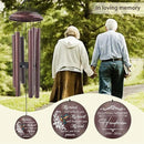 ASTARIN 36" Large Deep Tone Personalized Sympathy Wind Chimes, Memorial Wind Chime for Loss of Mother Father Loved One, Bereavement Gifts Decor Outdoor Patio Garden Graveyard by CozyNest Decor