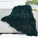 GONAAP Fuzzy Faux Fur Throw Blanket Dark Teal Super Soft Cozy Plush Fuzzy Shaggy Blanket for Couch Sofa Bed (Dark Teal, Throw(50"x60")) by CozyNest Decor