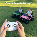 24V Kids Ride on Car, Kids Electric Vehicles Car Ride on Toy Truck for Toddlers w/Remote Control, 400W Motor - Light Pink by TinyTreasures Baby Boutique