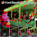 Heceltt 360 LED 118 FT String Lights Outdoor, 8 Modes Christmas Lights Plug in, IP44 Waterproof Led String Lights with Timer and Memory for Xmas Yard Garden Decorations (Red and Green) by GreenHaven Gardens