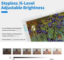 Rechargeable A4 Light Pad with Bag, Innovative Stand and Top Clip, Elice Wireless Bright Light Tracing Board Portable Artcraft Tracer Box for Drawing, Cricut Weeding Vinyl, Diamond Painting (White) by TinyTreasures Baby Boutique