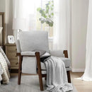 Modern Accent Chairs Set of 2 for Living Room Mid Century Arm Chairs Upholstered Bedroom Chairs Comfy Lounge Chairs with Solid Wood Frame, White by CozyNest Decor