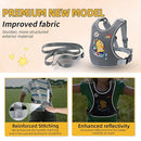 2025 New Safety Walking Harness for Big Kids (6-12yrs) with Autism Special Needs ADHD, Anti-Elopement Vest Harness with Grab Handle and Light Reflector, Adjustable Leash for Autistic, Active Child by TinyTreasures Baby Boutique
