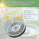 Solar Fountain Upgraded High Efficiency Glass Solar Panel, Solar Bird Bath Fountains with Flower No Battery,Solar Water Pump Fountain for Bird Bath Garden Small Ponds Outdoor Décor(White) by GreenHaven Gardens
