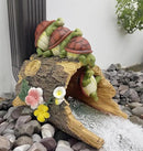 Funny Turtle Gutter Downspout Extender Statue, Garden Ornament, Decorative Gutter Extension Downspout, Perfect Rain Diverter for 3"x4" Downspouts, Eco-Friendly Resin, Outdoor Decor Gift (8 In) by GreenHaven Gardens