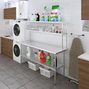 AmGood Double OverShelf Stainless Steel NSF - Many (72" Long x 12" Deep) by CozyNest Decor