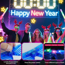 108 PCs LED Glasses,Light Up Glasses,Glow Glasses Glow In The Dark Party Supplies Suitable For Kids/Adults, 3 Light up Modes, 5 Neon Colors Rave Party,Wedding, Birthday, Concert, New Year, Carnival by TinyTreasures Baby Boutique