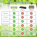 Seed Starter Tray, Reusable Seed Starter Kit, Silicone Seedling Starter Trays for Starting Plant Seeds, Seed Starting Trays with Flexible pop-Out Cells, Indoor Plant Germination Trays (2pcs) by GreenHaven Gardens