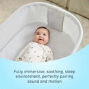 Graco SmartSense Soothing Baby Bassinet – Smart Newborn Bassinet Detects and Automatically Responds to Baby's Cries – for Newborn Babies to 6 Months by CozyNest Decor