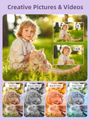 Digital Camera FHD 1080P, Camkory Kids Camera 44MP Point and Shoot Digital Cameras with 32GB Card, 16X Zoom, Two Batteries, Lanyard, Compact Small Camera Gift for Kids Boys Girls Students, Purple by TinyTreasures Baby Boutique