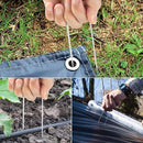 8 Inch Landscape Staples, More Thicker Heavy Duty 8 Gauge Galvanized Landscape Stakes, 125 Packs Garden Staples for Lawns, Weed Barriers, and Landscape Fabrics, Irrigation Hose, Tent Pegs by CozyNest Decor