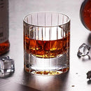KAMMAK Crystal Whiskey Glasses Set of 2, Handcrafted 6.43oz Old Fashioned Glasses Stemless, Luxury Hand Blown Cocktail Glasses, Scotch Cup for Women, Men Gift for Bourbon Barware, Home Bar by CozyNest Decor