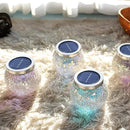 Cooo Heavy Solar Mosaic Crackle Glass Light with Dual Solar Panels, Color-Changing RGB Light, Exclusive Dazzling Glass, Waterproof Outdoor Tabletop Garden Light Landscape Path Light 2 Pack by GreenHaven Gardens