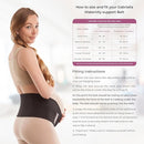 Gabrialla Made in USA Pregnancy Belly Band, Soft & Breathable Maternity Belly Band – Pregnancy Belt for Back, Pelvic & Waist by TinyTreasures Baby Boutique