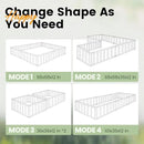 KING BIRD Raised Garden Bed 101" x 36" x 12" 4 Installation Methods for DIY Galvanized Steel Metal Planter Kit Box with 2 Pairs of Gloves (Green) by GreenHaven Gardens