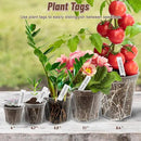 3.9-9.4 Inch Big Size Clear Nursery Pots with Drainage, 6 Sizes 30 Packs Nursery Garden Pots with 30 Plant Labels for Seedling Plants, Nursery Pots Variety for Indoor Outdoor Seed Starter Flower Pots by GreenHaven Gardens