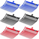 VEVOR 6PCS Manure Fork Replacement Head, 18 Angled Tines Horse Manure Fork Head, Durable Plastic Pitchfork Heads, Horse Mulch Rake for Picking up Stable Stall Muck Grass Hay Cleaning Farm Work by GreenHaven Gardens