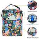 Breastmilk Cooler Bag with Ice Pack Fits 4 Baby Bottles Up to 9 Ounce Insulated Baby Bottle Bag Breast Milk Cooler on The Go with Strap Baby Bottle Cooler Bag for Nursing Mom Daycare or Travel by TinyTreasures Baby Boutique