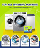 Deep Cleaning Washing Machine Cleaner Tablets, No More Odor & Pet Fur Washing Machine Cleaning Tablets, Washer Cleaner For HE Top Front Load, Septic Safe, 24 Counts/1 Year Supply by CozyNest Decor