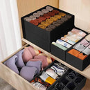 12 Pack Drawer Organizers, 116 Compartments Fabric Foldable Dresser Drawer Organizers for Clothing, Closet Organizers and Storage Bins for Clothes, Christmas Ornament Storage Boxes with Dividers by CozyNest Decor