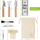 Indoor Garden Tools for Gardening - KiiZYS 12-Piece Small Garden Tools Set - Indoor Gardening Gifts for Women - Mini Gardening Hand Tools Indoor Plant Tools by GreenHaven Gardens