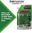 Compost-It Compost Accelerator/Starter 100g Spout Pack for All Composting Systems, (100% Natural Concentrate) by GreenHaven Gardens