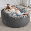 Hobestluk 5FT Bean Bag Chair Giant Bean Bag Chairs for Adults Large Bean Chairs with Removable Cover, Beanbag Chair with Filler, Adult Bean Bag Chairs for Living Room, Bedroom by CozyNest Decor
