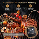 5GHz WiFi & Bluetooth 5.1 Meat Thermometer, Inkbird WiFi Grill Meat Thermometer for Grilling Smoker BBQ Cooking with 4 Probes, IBT-26S Wireless APP Control, Alarm Timer, Backlit LCD, Rechargeable by TinyTreasures Baby Boutique