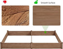 Yaheetech 8×4ft Wooden Horticulture Raised Garden Bed Divisible Elevated Planting Planter Box for Flowers/Vegetables/Herbs in Backyard/Patio Outdoor, 93 x 48 x 10in, Dark Brown by GreenHaven Gardens