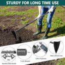 Hoe Garden Tool, Triangle Hoe Gardening Weeding Tool, 60" Long Handle Heavy Duty Manual Weeder Gardening Hand Tools for Weeding, Digging, Loosening Soil by GreenHaven Gardens