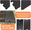 2-in-1 Reversible 19.25” x 11.75” Pre-Seasoned Cast Iron Cooking Griddle for Regal/Imperial Models Grill 11239, Flat Griddle Top Plate for Gas Stove/Charcoal/Electric/Propane/Gas Grill by GreenHaven Gardens