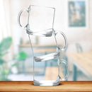 Libbey Clear Glass Coffee Mugs 13 oz. Set of 10, Bulk Pack - Perfect for Coffee, Tea, Espresso, Hot Cocoa, Other Beverages - Clear Bottom by TinyTreasures Baby Boutique