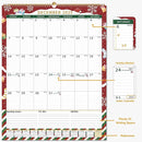 Wall Calendar 2025-2026 Large with Spiral Bound, 18 Month Big Calendar from Jan 2025 to Jun 2026, Vertical Large Monthly Desk Calendar 2025-2026 for Wall, Calendario 2025 (17"x22") by TinyTreasures Baby Boutique