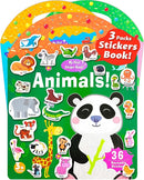 Reusable Sticker Book for Toddlers 2-4 Years, Stickers for Kids, Toddler Sticker Book Ages 1-3, Toddler Craft Activities, Toddlers Travel Toys Ages 2+ Boy Girl Birthday Gifts by TinyTreasures Baby Boutique