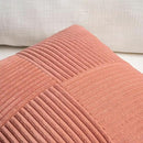 Fancy Homi 2 Packs Coral Long Lumbar Decorative Throw Pillow Covers 12x24 Inch for Couch Bed Sofa, Rustic Farmhouse Boho Home Decor, Soft Striped Corduroy Rectangle Accent Peach Cushion Case 30x60 cm by CozyNest Decor