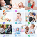 Wrist Rattles Foot Finder Rattle Sock Baby Toy, Hanging Rattle Toy, Arm Hand Bracelet Rattle, Feet Leg Ankle Socks, Activity Rattle Present Gift for Newborn Infant Babies Boy Girl Bebe (12 D) by TinyTreasures Baby Boutique