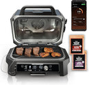 Ninja OG951 Woodfire Pro Connect Premium XL Outdoor Grill & Smoker, Bluetooth, App Enabled, 7-in-1 Master Grill, BBQ Smoker, Outdoor Air Fryer, Woodfire Technology, 2 Built-In Thermometers, Black by GreenHaven Gardens