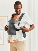 BabyBjörn Baby Carrier Mini, Dark Gray, 3D Jersey Infant Carrier (7-25 lbs), Ergonomic, Easy-to-Use by TinyTreasures Baby Boutique